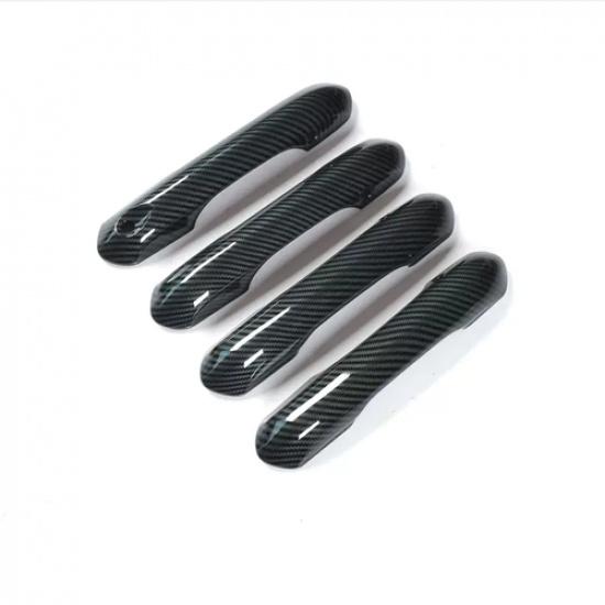 Carbon Fiber Exterior Door Handles Bowl Cover Trim For Ford Explorer -2025