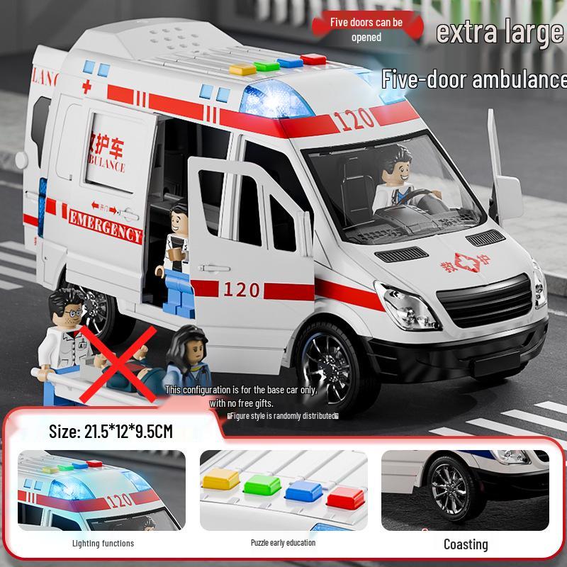 Jumbo Inertial School Bus Toy with Lights and Music - Early Educational Vehicle for Kids