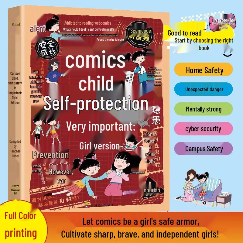 Manga Child Safety: Girls Edition – A Safety Growth Book for Girls