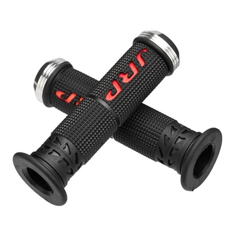 Lightweight Aluminum Motorbike Hand Grips with Ergonomic Curves for Reduced Fatigue During Long Rides Improved Stability