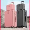 Durable Silent Wheel Trolley Case: Mother & Son Travel Suitcase with Combination Lock