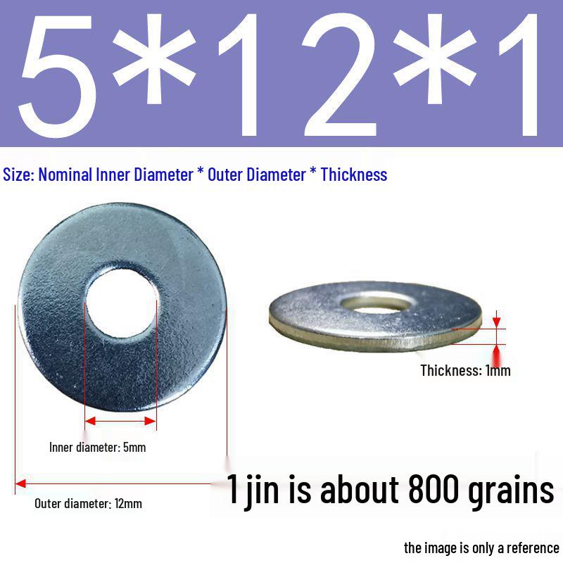 Galvanized Oversized Metal Washers M3-M60