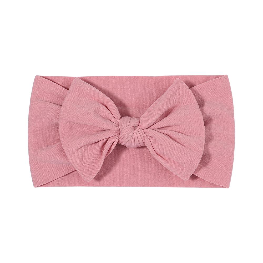 48 colors Baby Bowknot Hairband Broadside Headband Kids Girls Boutique Elastic Protect Turban Headwear Baby Hair Accessories