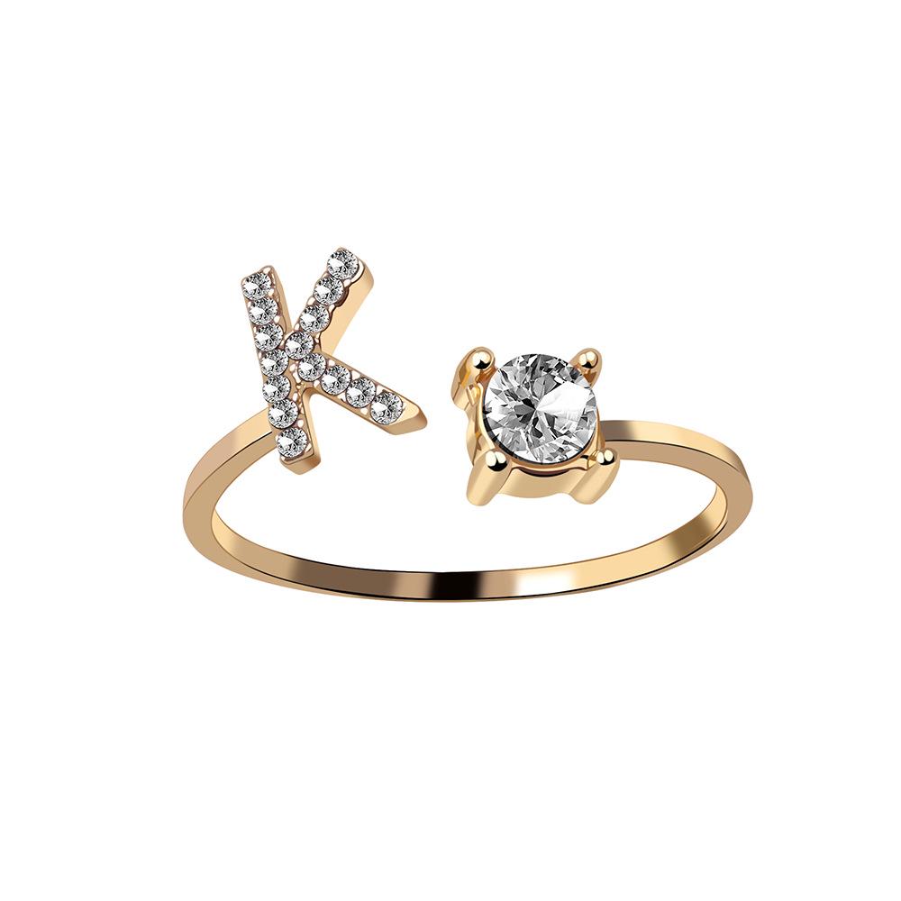 Korean-Style Adjustable Ladies' Diamond Ring