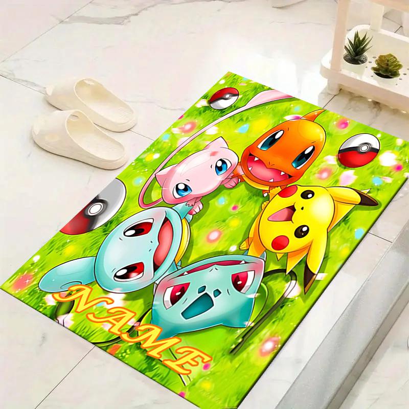 Custom 1Pc Pokemon Friends Forever Rug Office Carpet Indoor Outdoor Entrance Doormat Nonslip Soft And Comfortable Living Room D2915197