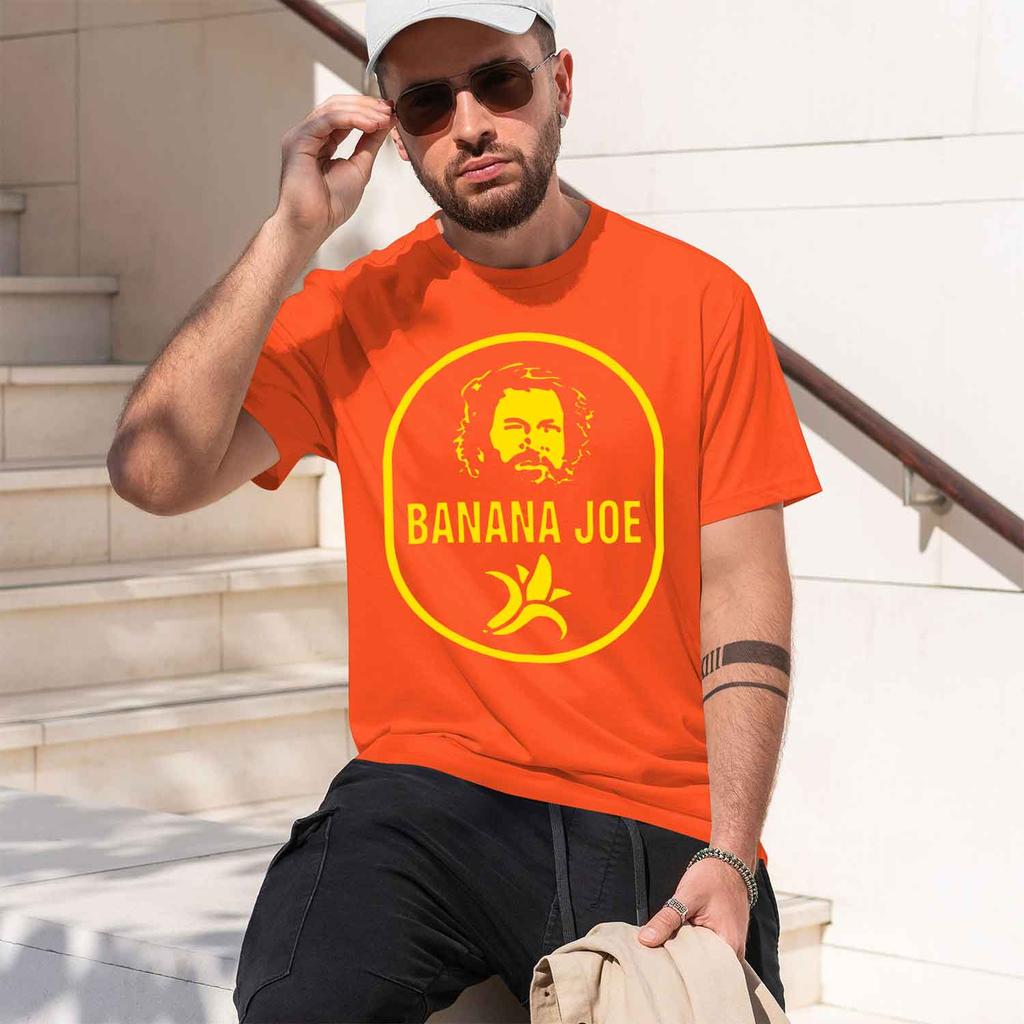 Banana Joe 2026 New Model Unisexs Shortsleeve Crewneck Tshirt Classic Casual Multiple Colors And Sizes For Daily Wear Allday Co