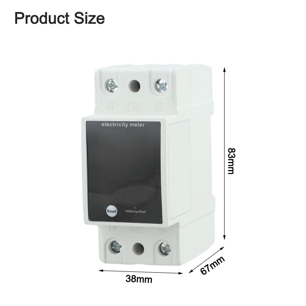 Compact Design Digital Meter Electricity Monitoring