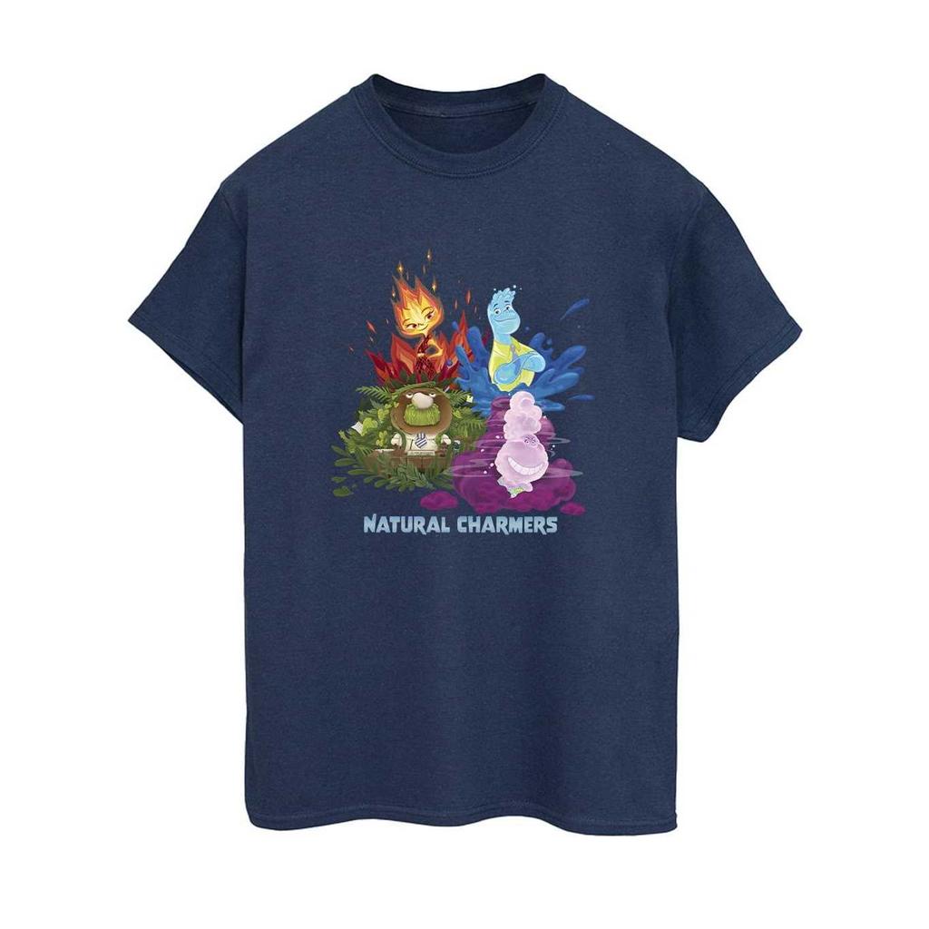 Elemental Womens/Ladies Natural Charmers Cotton Boyfriend T-Shirt