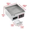 220V Electric Countertop Griddle 16Inch Stainless Steel Adjustable Temp Control Restaurant Grill Smokeless Grill BBQ Griddle 1500W