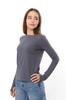 Teen Girls Solid Color Long Sleeve Top Any season 6521-036 HC
