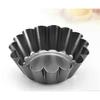Aluminium Portugiesischer Stil Eierkuchen Cupcake Form Obstkuchen Stanzform Kleines Backwerkzeug pasteis de nata Ofen backen rund
