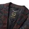 Men's Printed Suit Jacket Spring Middle-aged and Young Men's Suit Top Casual Single West