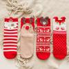 1Pair Cartoon Christmas Socks Ornaments Merry Christmas Decorations For Home Christmas Gifts Xmas Noel Navidad Happy New Year Supplies