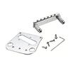 Bridge Plate & 6-Saddles Bridge Guitar Bridge Upgrade Set for B5 And B50 Guitar Accessory Improved Stability and Sustain