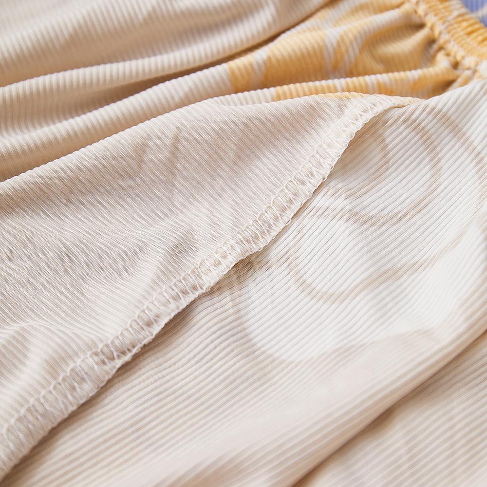 Summer Universal Stretch Sofa Cover Full Cover Cover Cute Print Sofa Towel Full Cover Ice Silk Thread Sofa Cushion