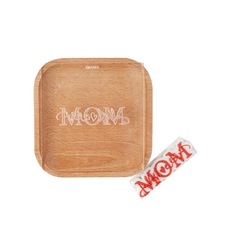 Biscuit Moulds Easy to Use Biscuit Stamps Mothers' Day Theme Plastic Material