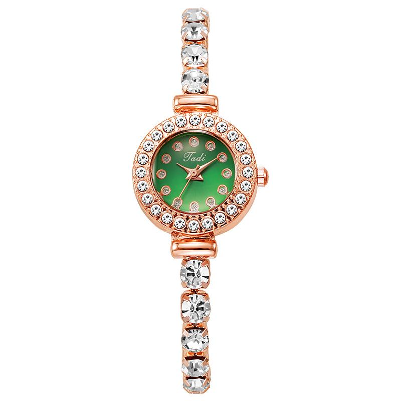 Luxusní elegantní hodinky pro ženy Zlatý náramek Jantarové šperky Quartz náramkové hodinky Nové módní Retro originální dámské hodinky