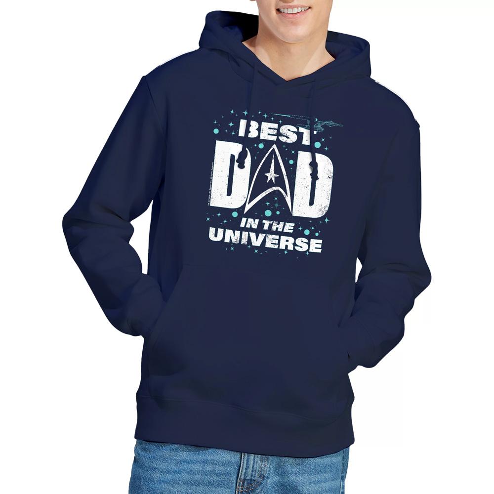 STAR TREK Mens Best Dad In the Universe Fathers Day Hoodie