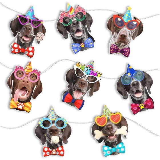 Cat Birthday Garland, Cat-Themed "Happy Birthday" Banner - Colorful and Fun Party Decoration for Kitten Lovers - Funny Kittens Garland