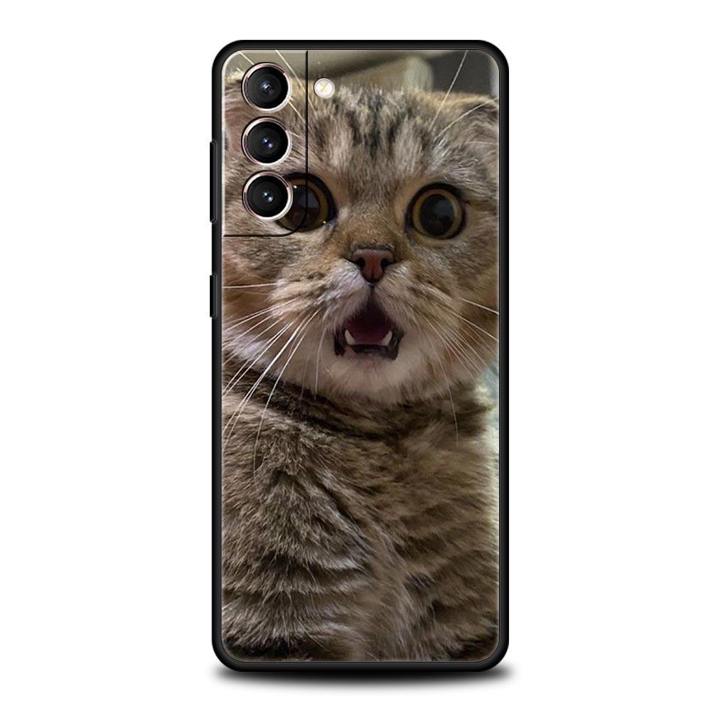 Kawaii Liebe Katze Handyhülle Für Samsung Galaxy S25 Edge S24 S23 S22 S21 Ultra S20 FE 5G S10 S10E S9 Plus Weiche TPU Hülle