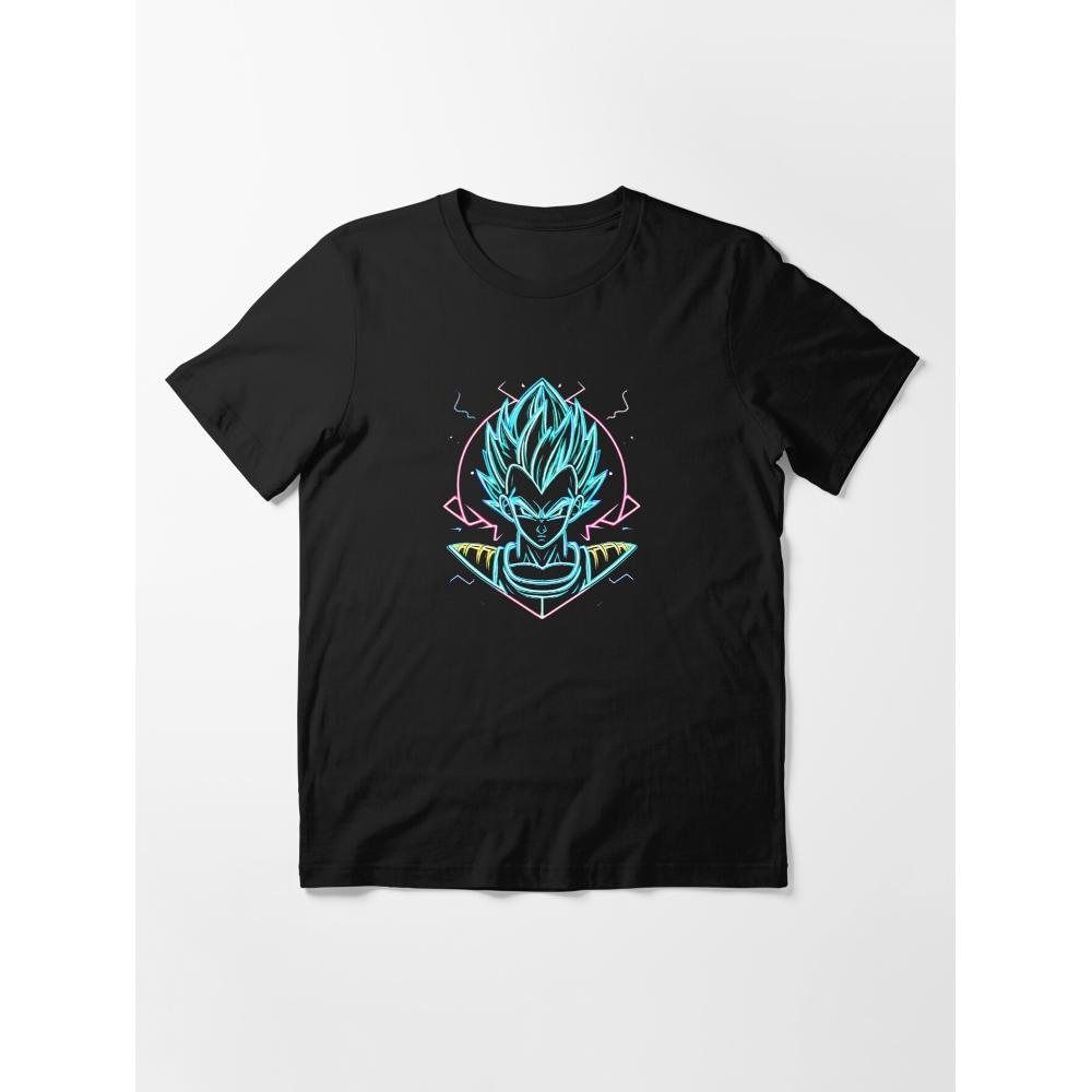 

Neon Vegeta T-Shirt,Soft Breathable & Fade-Resistant, Classic Fit for Daily Casual Wear XXL белый