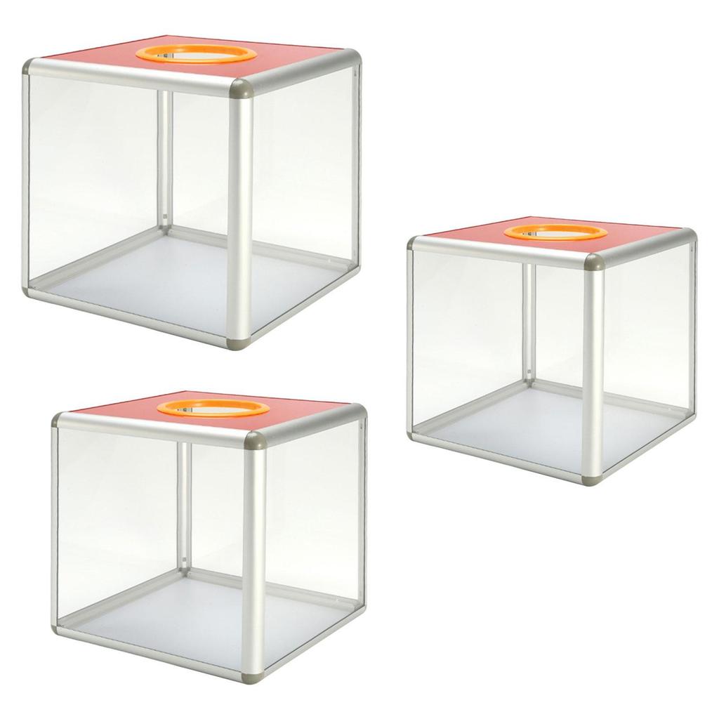 Raffle Box Ballot Box Multi-scenario Portable Quick Installation Suggestions Box Voting Storage Container for Meeting Party