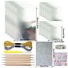 Handmade Foil Paper Craft Kit with Shimmer gold and silver Christmas Engraving Art ornament making kit for Painting Art Projects