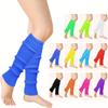 1 Pairs Buauty 80s 90s Leg Warmers for Women, Neon Ribbed Leg Socks, Stylish Accessories for Inspired Outfits For,