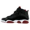 Air 6 Rings Grade School 'Bred' (Unisex) Black / Varsity Red / White Kids' Basketball Shoes 323419 062