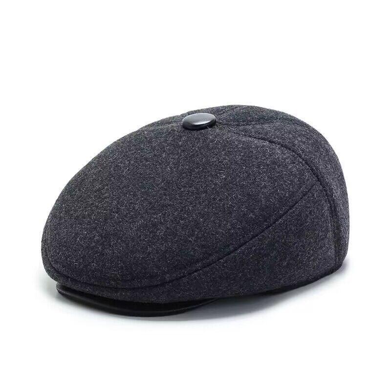 Men's Autumn/Winter Duckbill Beret - Grandpa's Casual Hat