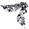 CHANEL ribbon scrunchie Other accessories COCO Mark Black / white silk ribbon Women Used