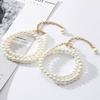Correas Ajustables Antideslizantes para Zapatos de Tacón Blanco Cordones Ajustables para Zapatos de Mujer Banda para Tacones de Perla