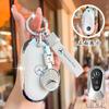 Full Wrap Rhinestone Key Fob Shell Fit Mercedes Benz GLE GLB GLS W206 W214 Smart Key Shiny Diamond Key Cover Car Decoration Gift PB1