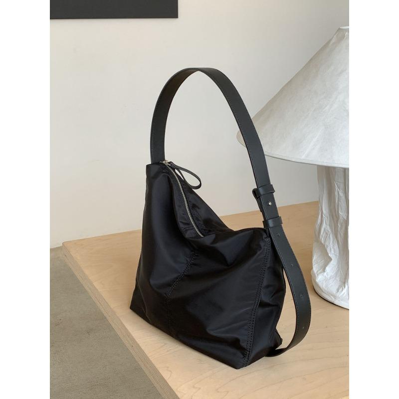 

Simple shoulder bag commuter high sense new fashion niche women s bag nylon casual bag women s чёрный
