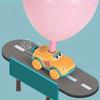 Balloon Powered Car Toy Set with Inflator - Educational Inertial Powered Vehicle for Children Ages 3 and Up,Fun Science Learning Toy, Plastic Material
