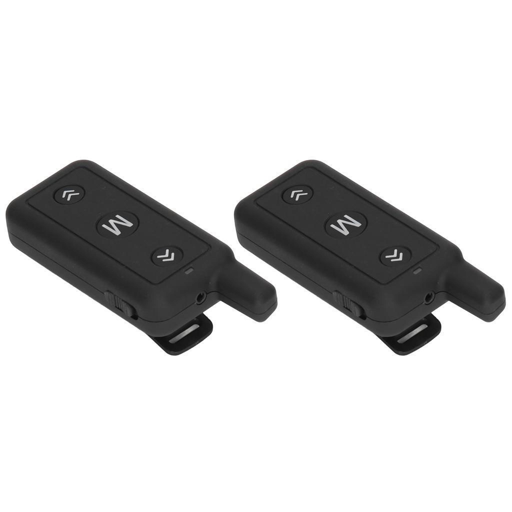 2 Pcs Mini Walkie Talkies Dual Band VHF UHF Compact Portable 2 Way Radios for Shopping Malls Bars