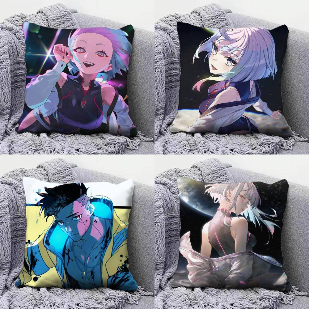 Lucy David Edgerunner Home Sofa Cushion Covers and Aecorative Custom Pillow Covers