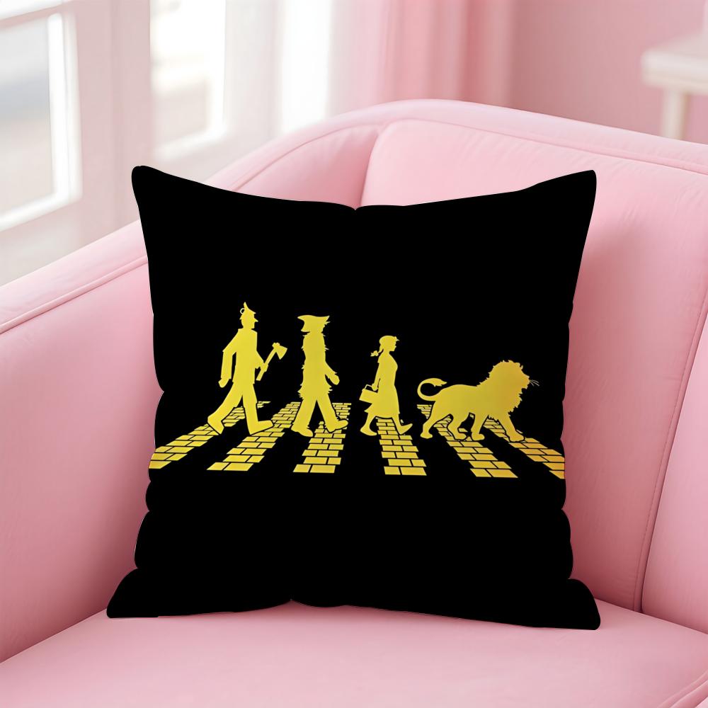 

movie fantasy The WWizard of OOz Cushion Cover Pillow Case Soft Friendly Fabric Concealed Zipper 30X30cm