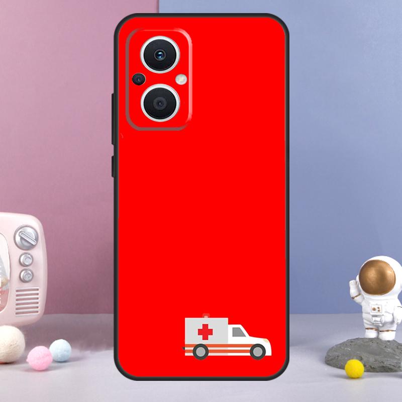 EMT EMS Ambulance Funda For OPPO Reno 14 F 11F 12F 13F 10 11 12 13 Pro 7 8 Lite OPPO Find X8 X6 X5 X9 Pro Case