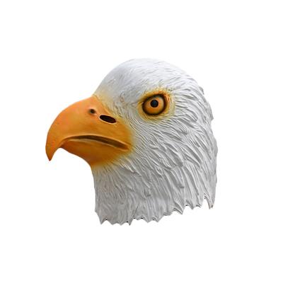 Máscara de Águila de Látex, Cabeza Completa, Tocado Formal, Máscara de Animal, Accesorios para Fiesta, Cosplay