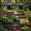 Whimsical Garden Art for Walkways Venus Flytrap Stake, Metal Carnivorous Plant Yard Decor, Weird Gothic Unique Lawn Ornaments Landscaping Decor
