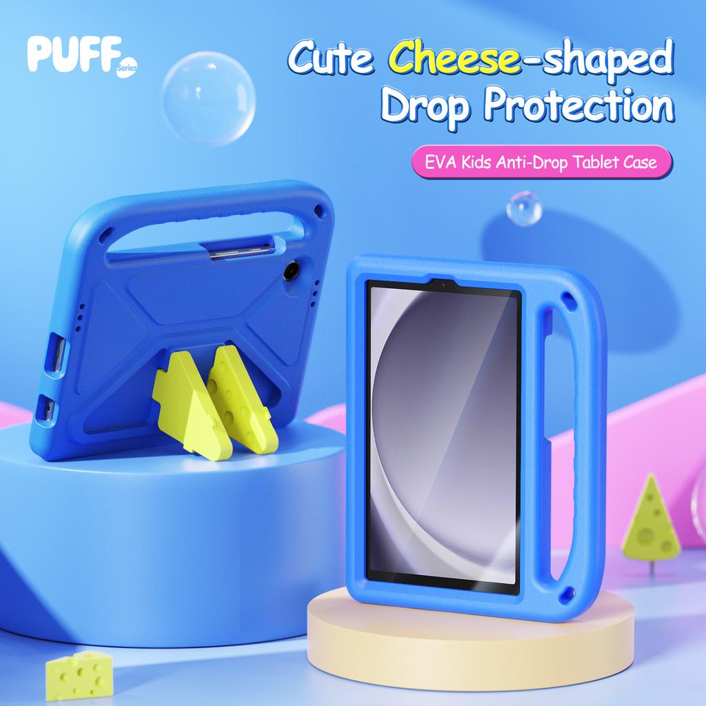 For Samsung Galaxy Tab A11/A9 Tablet Case with Kickstand DUX DUCIS Puff Series EVA Kids Shockproof Cover