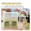 Large Capacity Hanging Hay Feeder Leak-Proof Pet Feeding Bag Hay Storage Bag  Indoor