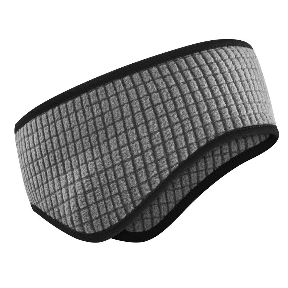 

Breathable Earmuffs Headband Moisture Wicking Elastic Winter Ear Covers Lightweight Comfortable Sports Ear Warmer Running серый