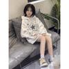 2024 Japansk Kawaii Vintage Hettegensere Y2k Estetisk Stjernetrykk Hettegenser Harajuku Gensere Grunge Streetwear Hettegenser Moletom