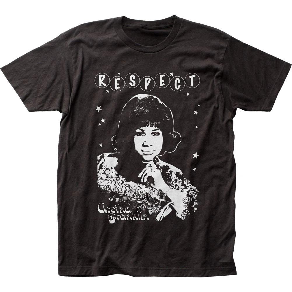 Aretha Franklin Respect Mens T T-Shirt Music Classic Soul Concert Tee New Black 2XL