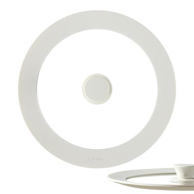 CAROTE Pot Frying Pan Silicone Glass Heat 240 Stylish and Saves Storage Dishwasher Latest Model Lid, Cover, 24cm, 26cm, 28cm, Lid, Lid, Resistant,