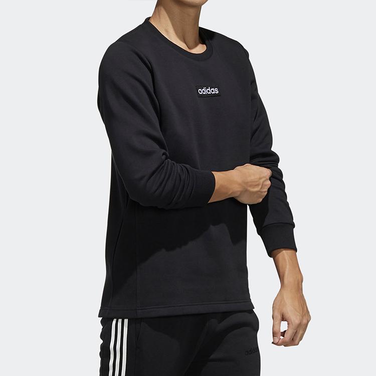 Adidas Neo Mikina s dlouhým rukávem s manžetami Pánská mikina Černá EI4701