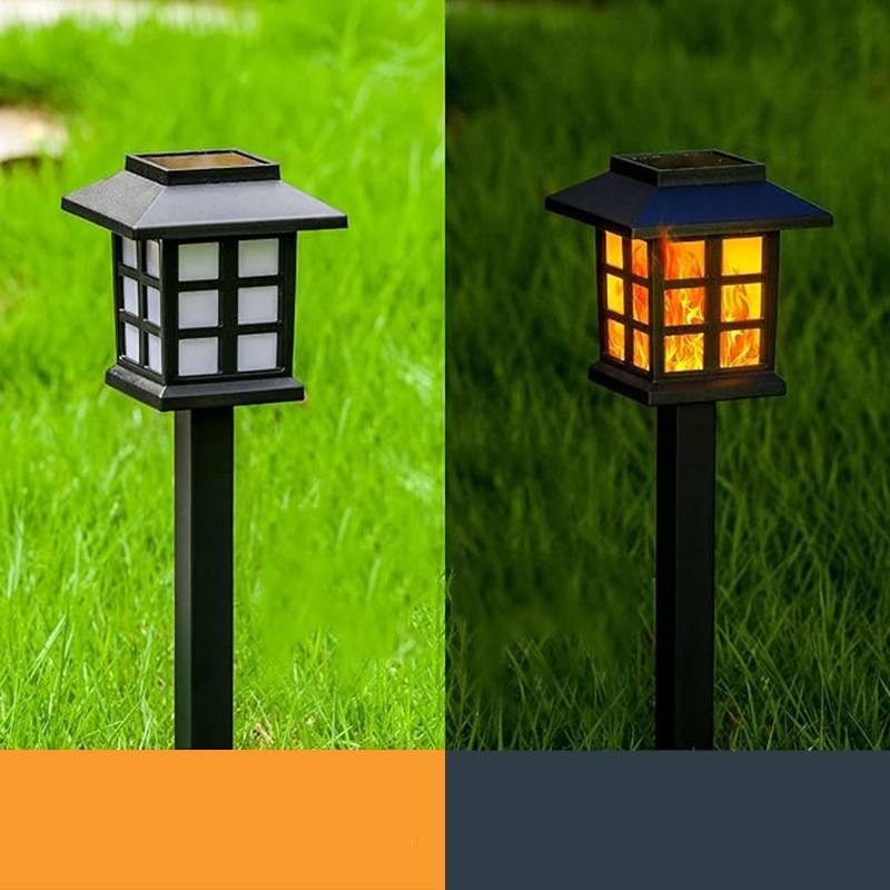 Lamp Lawn Solar Cottage Ground Outdoor Garden Courtyard Retro Decorative Light