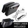 Motorcycle Saddle Bags Bag Conversion Brackets For Harley Softail Heritage Deluxe FXST 1984-2017